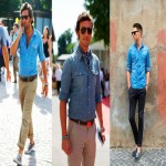 Men Solid Casual Button Down Shirt